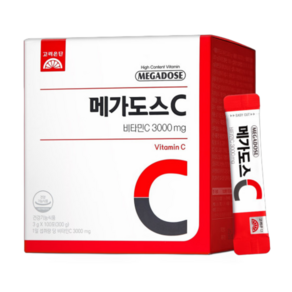 고려은단 메가도스C3000 고함량 비타민c 100포, 약 3개월, 3000mg, 1박스