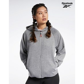 리복 Reebok 여성 트레이닝 W DMX 니트 후디 트랙탑 REJU1F034G2