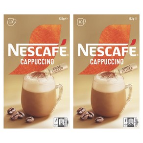 네스카페 카푸치노 커피 Nescafe Cappuccino Coffee, 2개, 10개입, 132g