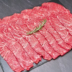 투쁠 1++ 한우 다용도 설도살 슬라이스 샤브샤브 저지방 헬스고기 소포장 200g x 5팩 총 1kg, 1개, 1kg(투쁠한우 200g x 5개)