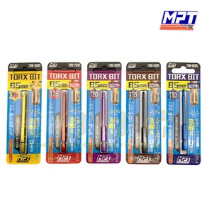 MPT 별비트 렌치 세트 TORX BIT 85mm 렌치비트 임팩비트 비트렌치 별비트 / T10 T15 T20 T25 T30, 1개