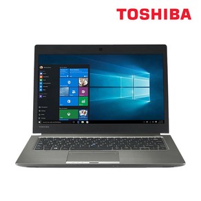 [도시바] Potege Z30 노트북 i5-5세대/RAM4G/SSD128G/WIN10 13인치 업무용 고성능 중고노트북, WIN10 Po, 4GB, 128GB, 메탈그레이