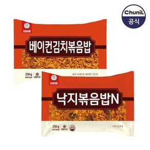 천일식품 베이컨김치볶음밥250g x 5봉 + 낙지볶음밥250g x 5봉