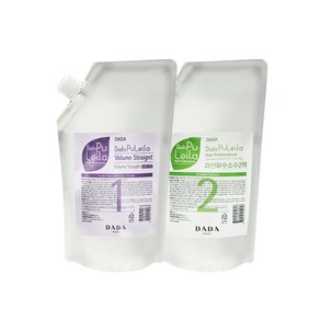 [DADA] 다다 퓨레이라 볼륨 스트레이트(하드-건강모발용) 1제500ml+2제500ml(액상타입), 1개, 500ml