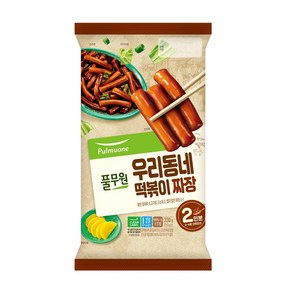 풀무원 우리동네떡볶이짜장 2인 (330G), 1개, 330g