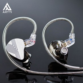 ARTTI R3 HiFi 인이어 유선 IEM 이어폰 10mm 베릴륨 도금 다이어프램 다이내믹 드라이버 모니터 헤드폰 분리형 케이블 포함