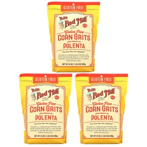 밥스레드밀 글루텐 프리 옥수수 콘 그릿츠 폴렌타 Grits Polenta 680g x3개