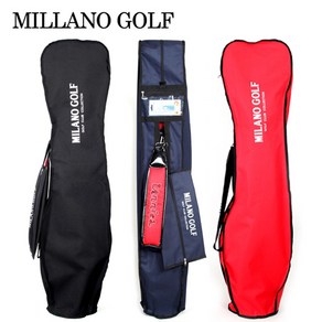 기타 밀라노골프 MILLANO GOLF 하프백 항공커버 ML-AC805H, 블랙