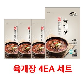 에코푸드(온반) 육개장 600g, 4개