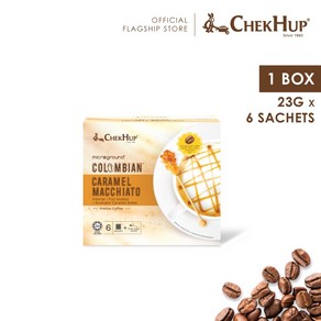 Chek Hup 첵헙커피 콜럼비아 카라멜 마끼야또 Caamel Macchiato 락슈가, 1개, 23g, 6개입