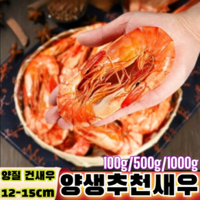 저지방 고단백 즉석 대형 건새우/100g+100g/ 국산 국물새우 육수용 건새우, (1+1)건새우*200g, 100g, 2세트