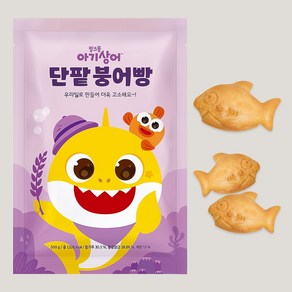 핑크퐁 아기상어 단팥붕어빵, 500g, 1개