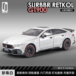 Babus 브라부스 로켓 벤츠 GT900 다이캐스트 자동차모형 1:24, 화이트, 1개