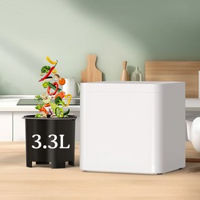 BEECO음식물처리기 3.3L 건조분쇄 필터, 화이트3.3L