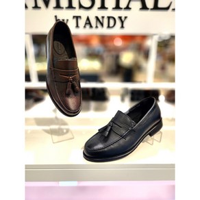 [TANDY] mishall by 남성 경량 쿠션감 좋은 관리가 편한 가벼운 세미정장구두 테슬로퍼 nh323km040v