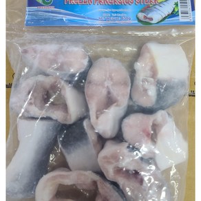 냉동식품 자른냉동메기 frozen pangasius steak 메기컷 630g worldfood