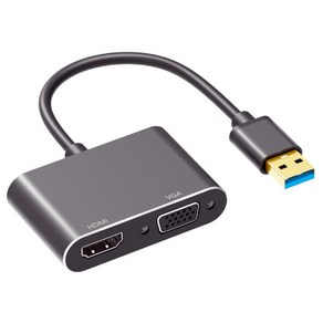 셀인스텍 USB 3.0 TO HDMI 플러스 VGA 멀티 컨버터