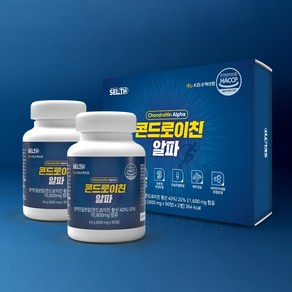 식약청인정 콘드로이친 상어연골 1200mg 180정 c6s 콘드로이틴 보스웰리아 녹색홍합 식약처 해썹 인증, 1개