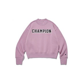 챔피온 Champion 여성 Heavy Cotton Poly 기모 스웨트셔츠 라이트바이올렛 CKTS2F376V1