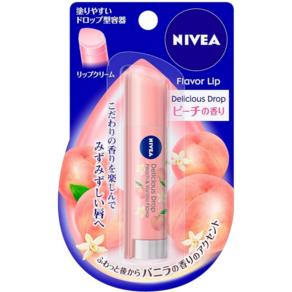 니베아 NIVEA 일본 과일립밤 사과향 3.5g 1초재팬, 바닐라향+ 복숭아향, 1개