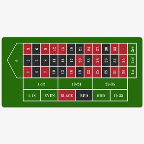 룰렛테이블 장패드 데스크매트 유러피안 룰렛 겜블링게임 2XL 3XL, BD_02 룰렛 3XL(1000x500x3), 1개