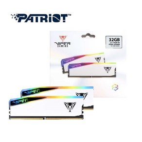 PATRIOT DDR5-6600 CL36 Elite 5 RGB (32GB(16Gx2)), 선택하세요, 2개