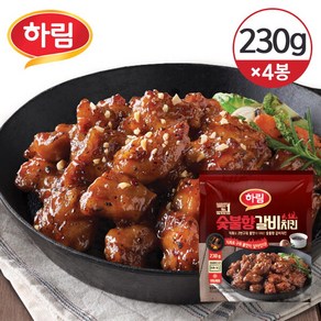 [냉동] 하림 숯불향갈비치킨 230g×4봉