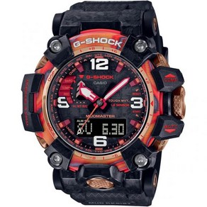 카시오 GWG-2000 시리즈 G-Shock MUDMASTER 라디오 태양광 손목시계 한정판/40주년 모델 FLARE RED