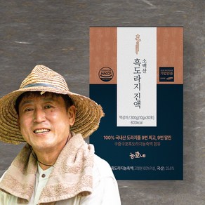 농보네 흑도라지청 약도라지 배도라지청 진액 스틱 30포, 300g, 1개