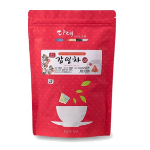 다예 감잎차 지퍼팩, 500mg, 1개, 50개입