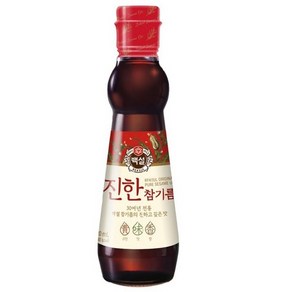 백설 진한 참기름, 320ml, 3개