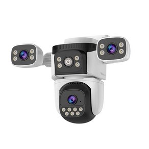 위드앤올 VSTARCAM-V600T 3렌즈 무선 실외 CCTV IP카메라 사람추적 3방향 감시, 1개