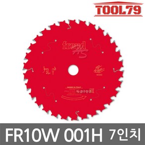 프레우드 FR10W001H 원형톱날 182MM 30날 목재 켜기 7인치, 1개