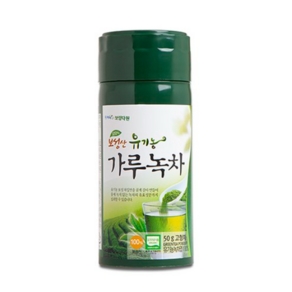 대한다업 보성산 유기농 가루녹차, 50g, 1개입, 2개