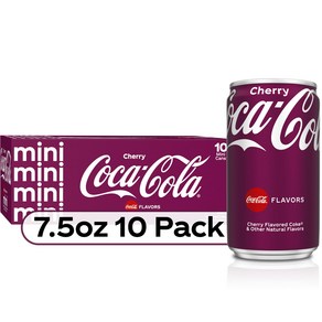 Coca-Cola 코카콜라 체리 미니캔 mini Chey Coke, 222ml, 10개