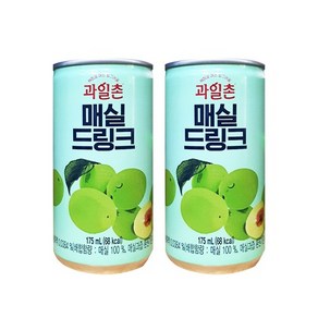 해태 과일촌 매실캔 음료 업소용 매실 음료수 주스 175ml 90캔, 과일촌 매실 175ml x 90캔, 90개