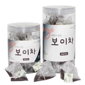 지구마을 삼각티백 허브차 보이차 허브티백차, 1개, 30개입, 1g