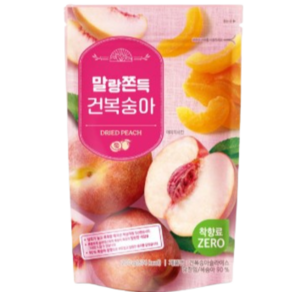 말랑쫀득 건복숭아 슬라이스, 2개, 200g