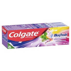 콜게이트 맥스 프레쉬 레인보우 프레시 Colgate 100g 3팩 잇몸 입냄새 글루텐 프리, 3개, 100ml