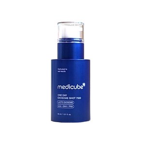 [NEW] 메디큐브 제로 원데이 엑소좀 샷 모공 앰플 7500 medicube zeo one day exosome shot 7500, 1개, 30ml