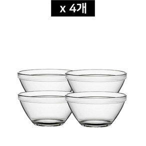 보르미올리 폼페이볼 유리그릇 14cm (570ml) 4개