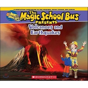 Magic School Bus Pesents: Volcanoes & Eathquakes: A Nonfiction Companion to the Oiginal Magic School Bus Seies Papeback, Scholastic Papebacks