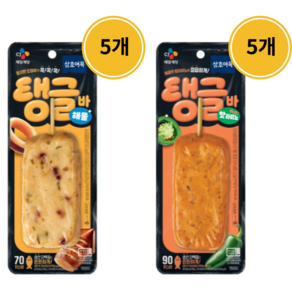 CJ 삼호어묵 탱글바 어묵바 해물 + 할라피뇨, 70g, 1개