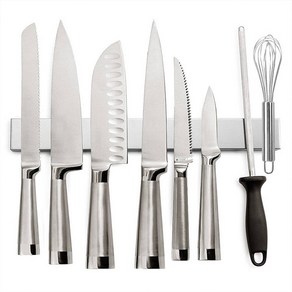 [100% 스텐] 자석칼걸이 칼 블록 꽂이 거치대, 1개