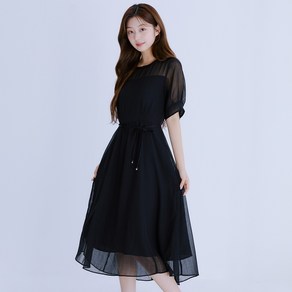 로엠 쉬폰 플레어 롱 원피스(2colos)_RMOWE37RT7 울산점 뉴코아