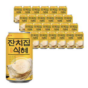 잔치집 식혜 340ml 24캔, 24개