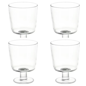 [IKEA]이케아365+고블렛 카페감성 유럽 프랑스 유리컵, 4개