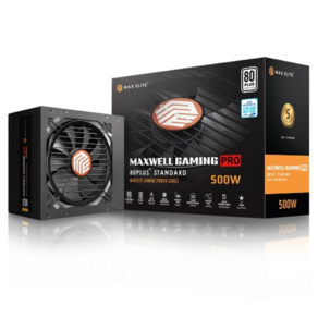 맥스엘리트 MAXWELL GAMING PRO 500W 80PLUS STANDARD 플랫