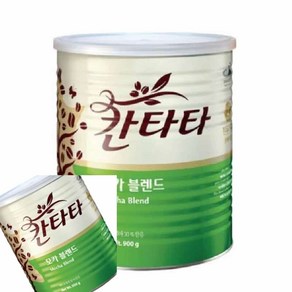 한챠 칸타타 원두분쇄모카블랜드 캔 900G 커피원두, 1개