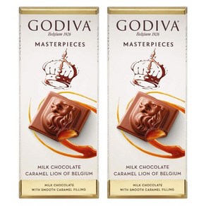 Godiva 고디바 마스터피스 카라멜 라이언 밀크 초콜릿 86g x 2팩 Lion